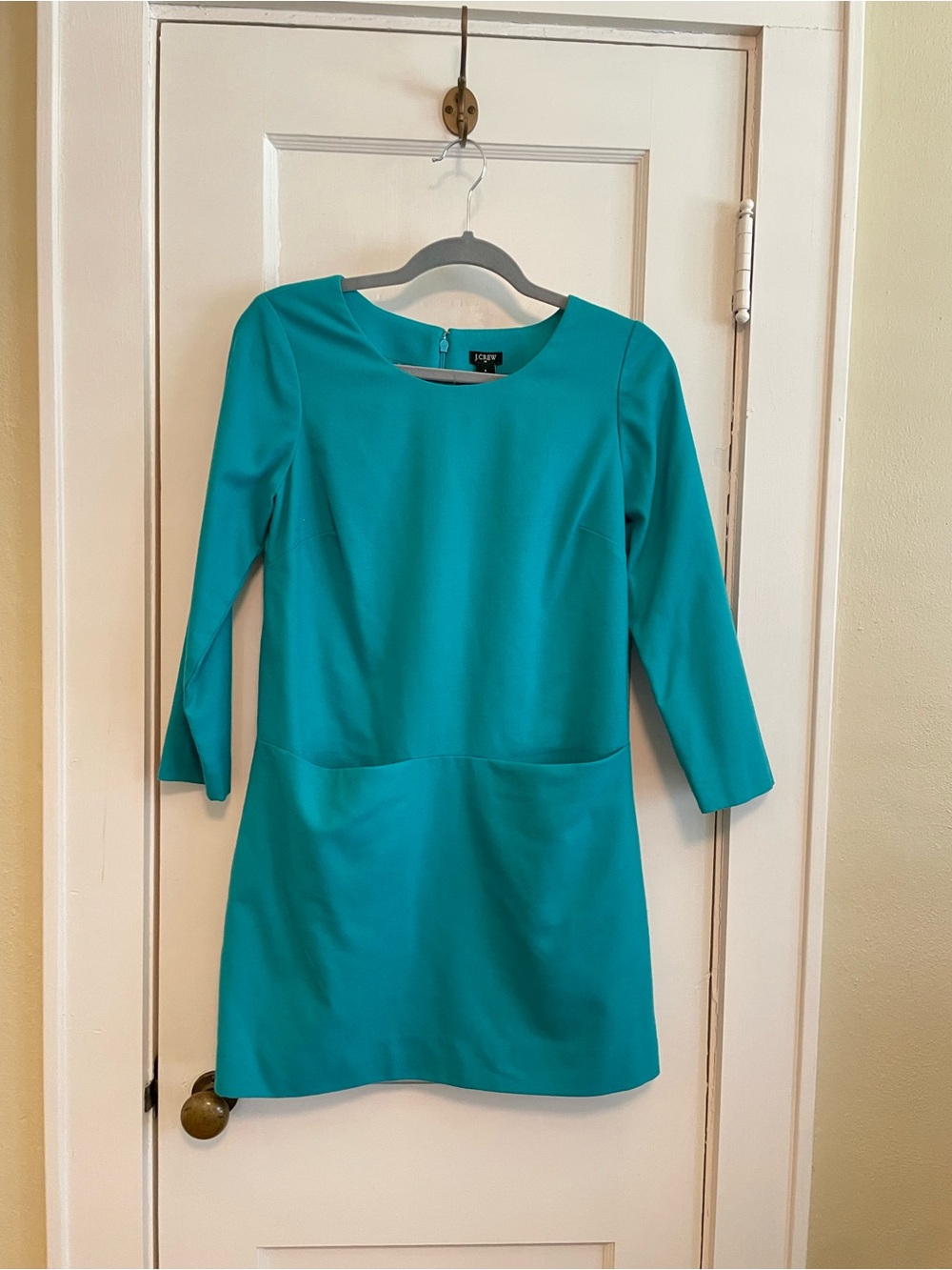 J. Crew Teal Shift Dress - Size 2